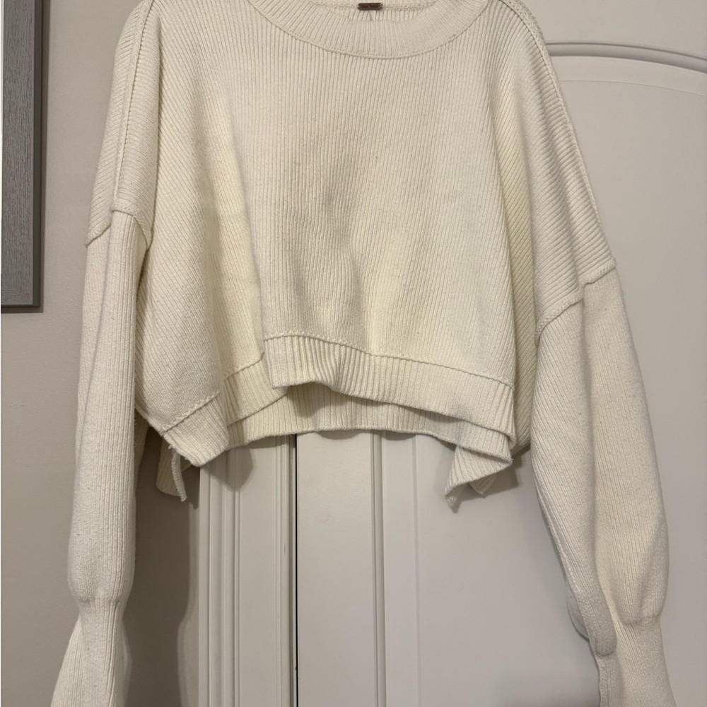 Free People Easy Street Cropped Sweater